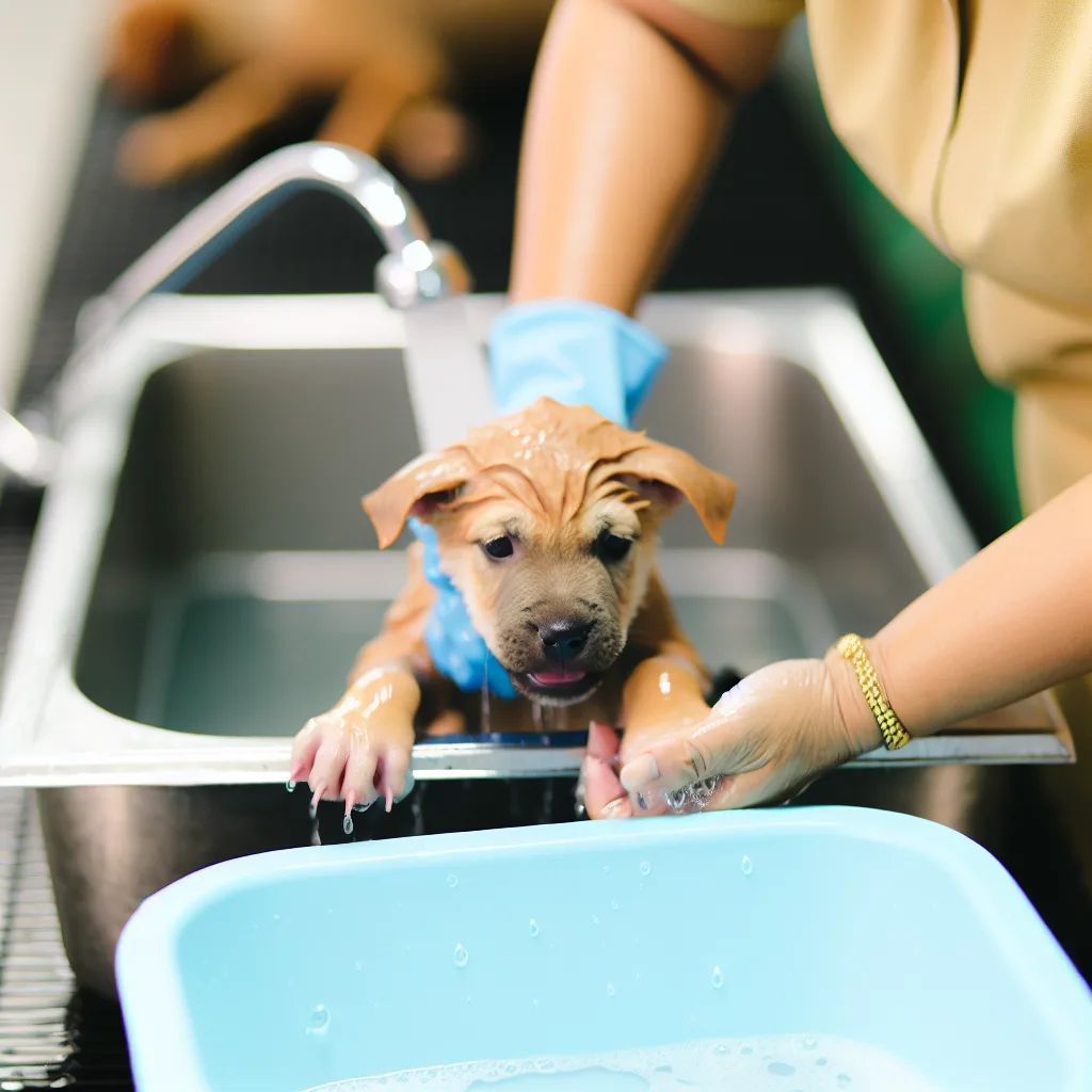 Cómo bañar a un cachorro correctamente