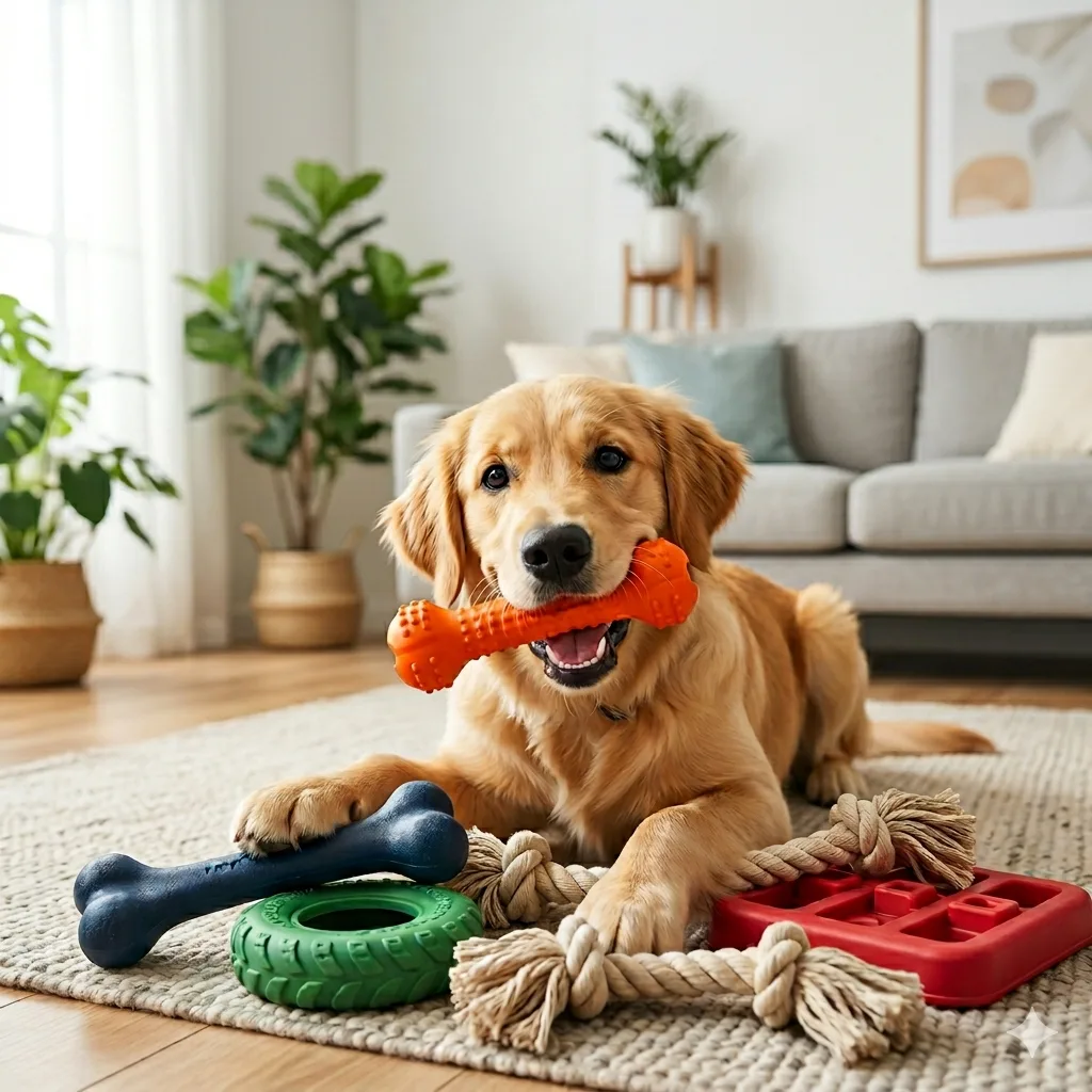 Guía completa de juguetes para perros destructivos: Resistencia y seguridad
