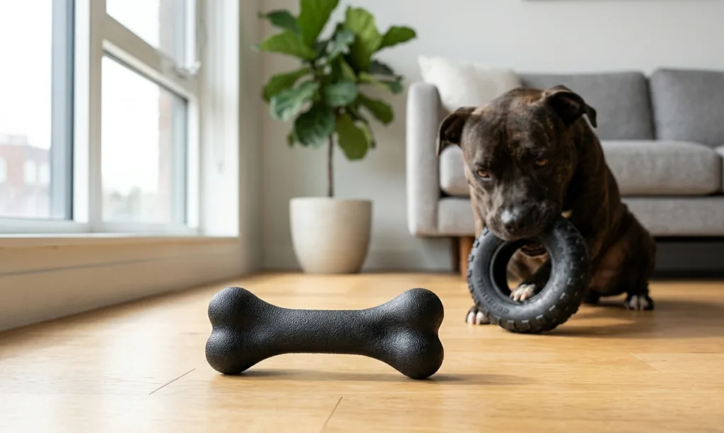 Juguetes para perros destructivos y materiales seguros para felinos