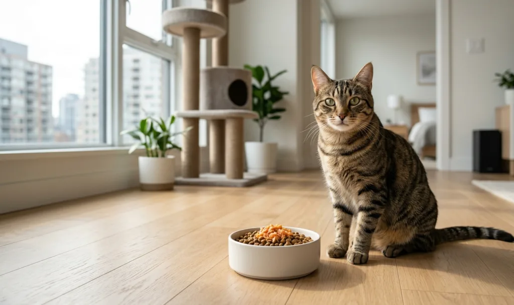 Guía completa sobre porciones de comida para gatos de departamento