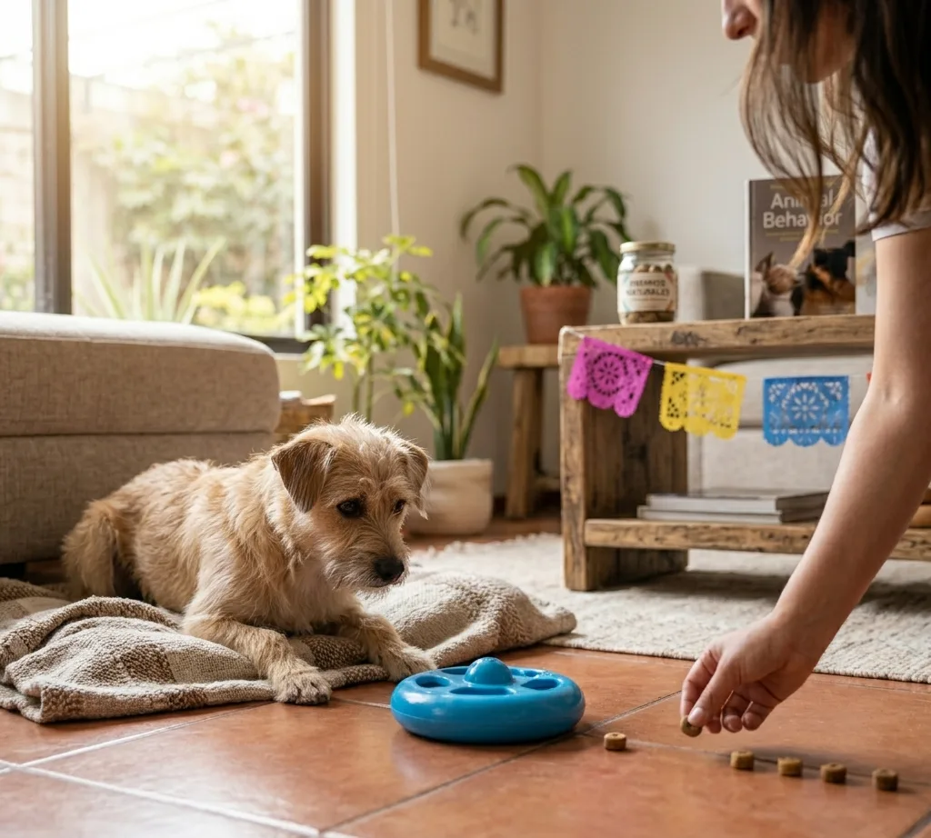 Cómo introducir juguetes para perros miedosos e inseguros: Guía completa de habituación