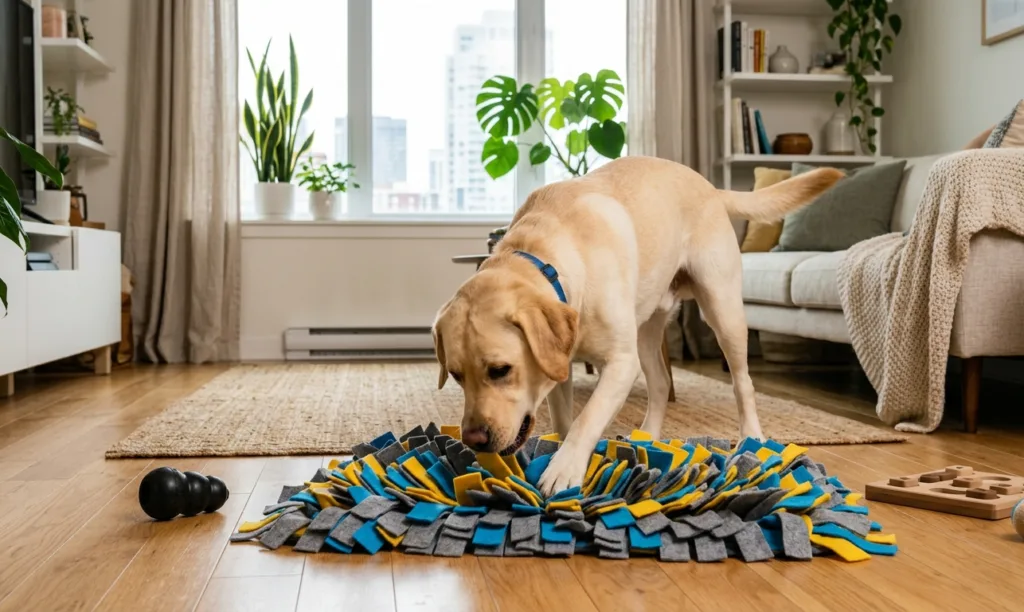 Enriquecimiento ambiental para perros: Guía científica para transformar tu departamento en un entorno de calma