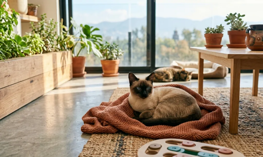 El secreto de su pelaje: ¿Por qué el gato siamés cambia de color según el clima de México?